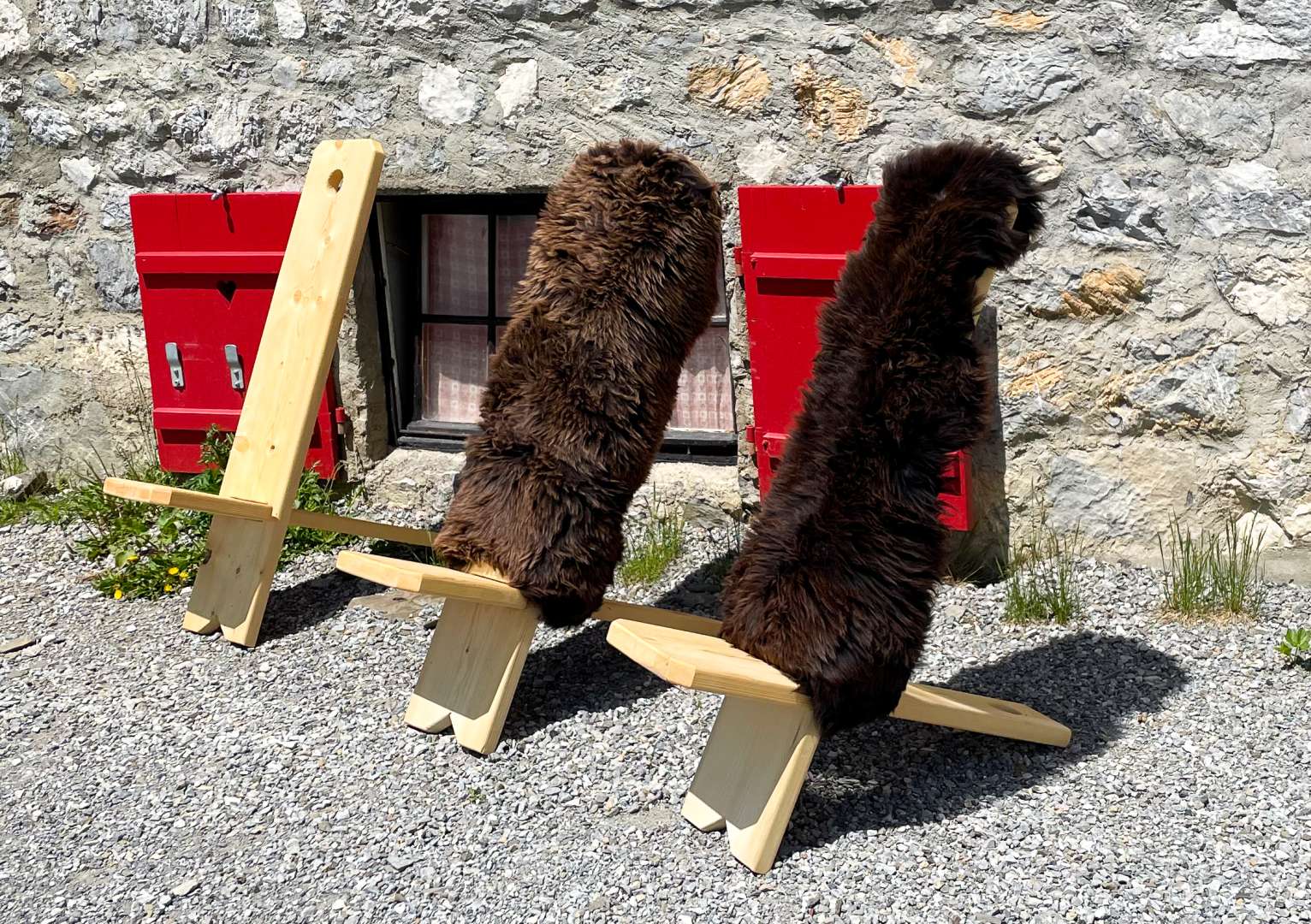 Aussicht von der Sonnenterrasse mit Wikingerstuhl